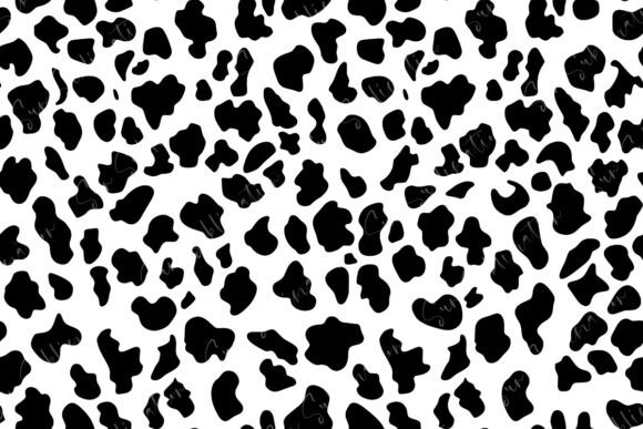 Cow Print Seamless Pattern for Creative Projects