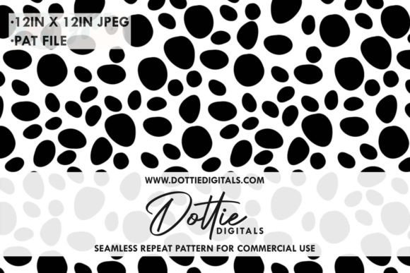 Dalmatian Spots Seamless Pattern for Creative Projects