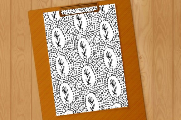 Flower Pots with Pebbles Pattern for Creative Projects