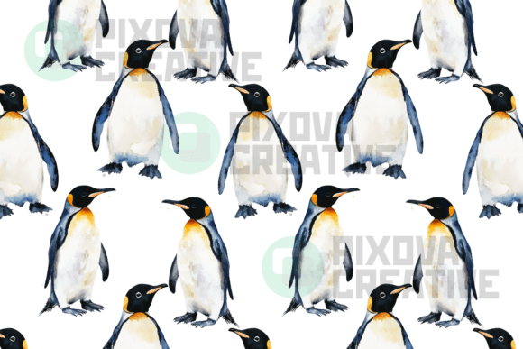 Penguins Pattern: Instant Download for Creative Projects