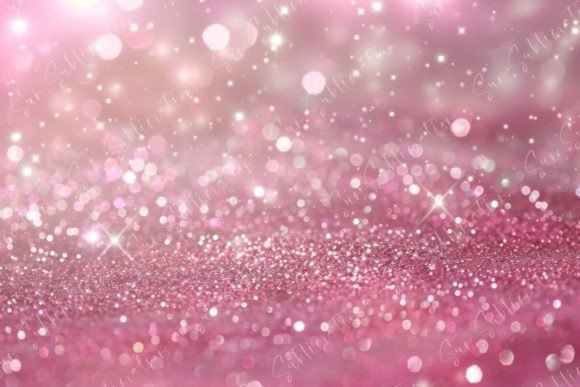 Pink Glitter Texture Background for Creative Projects