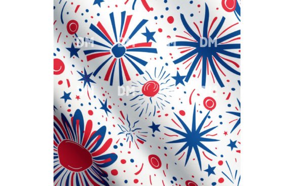 Seamless 4th July Digital Paper Pack 35: The Ultimate Instant Download for Your Patriotic Projects