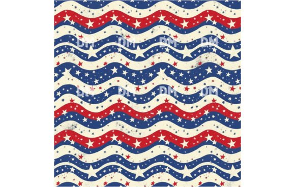 Seamless 4th July Digital Paper Pack 88
