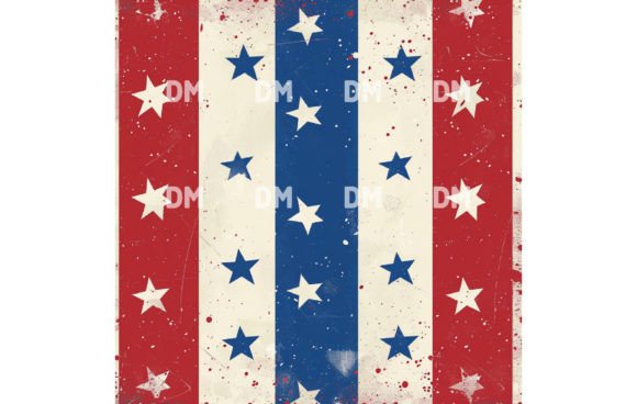 Seamless 4th July Digital Paper Pack 98
