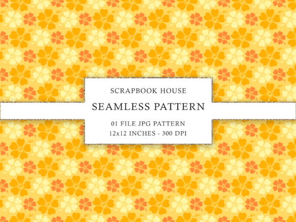 Summer Beach Seamless Pattern Scrapbook