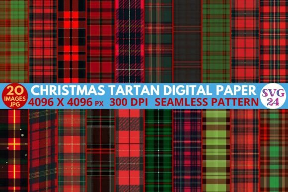 Unlocking Creative Potential with Christmas Tartan Digital Paper