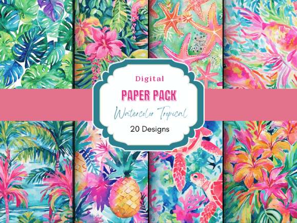 Watercolor Preppy Tropical Hawaiian Mix: A Comprehensive Evaluation